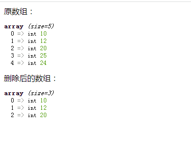 array_splice()函数