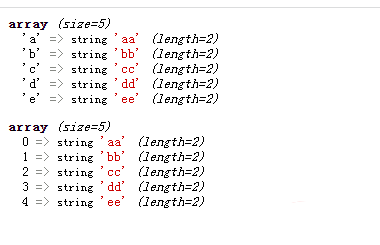 利用array_values()函数将数组转为索引数组