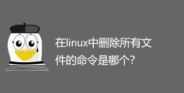 在linux中删除所有文件的命令是哪个？