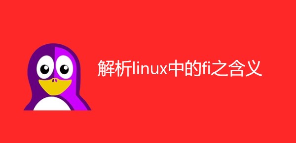 解析linux中的fi之含义