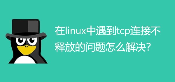 在linux中遇到tcp连接不释放的问题怎么解决？