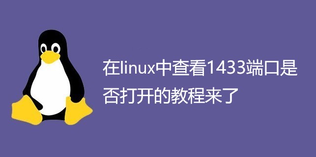 在linux中查看1433端口是否打开的教程来了