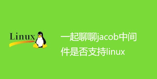 一起聊聊jacob中间件是否支持linux